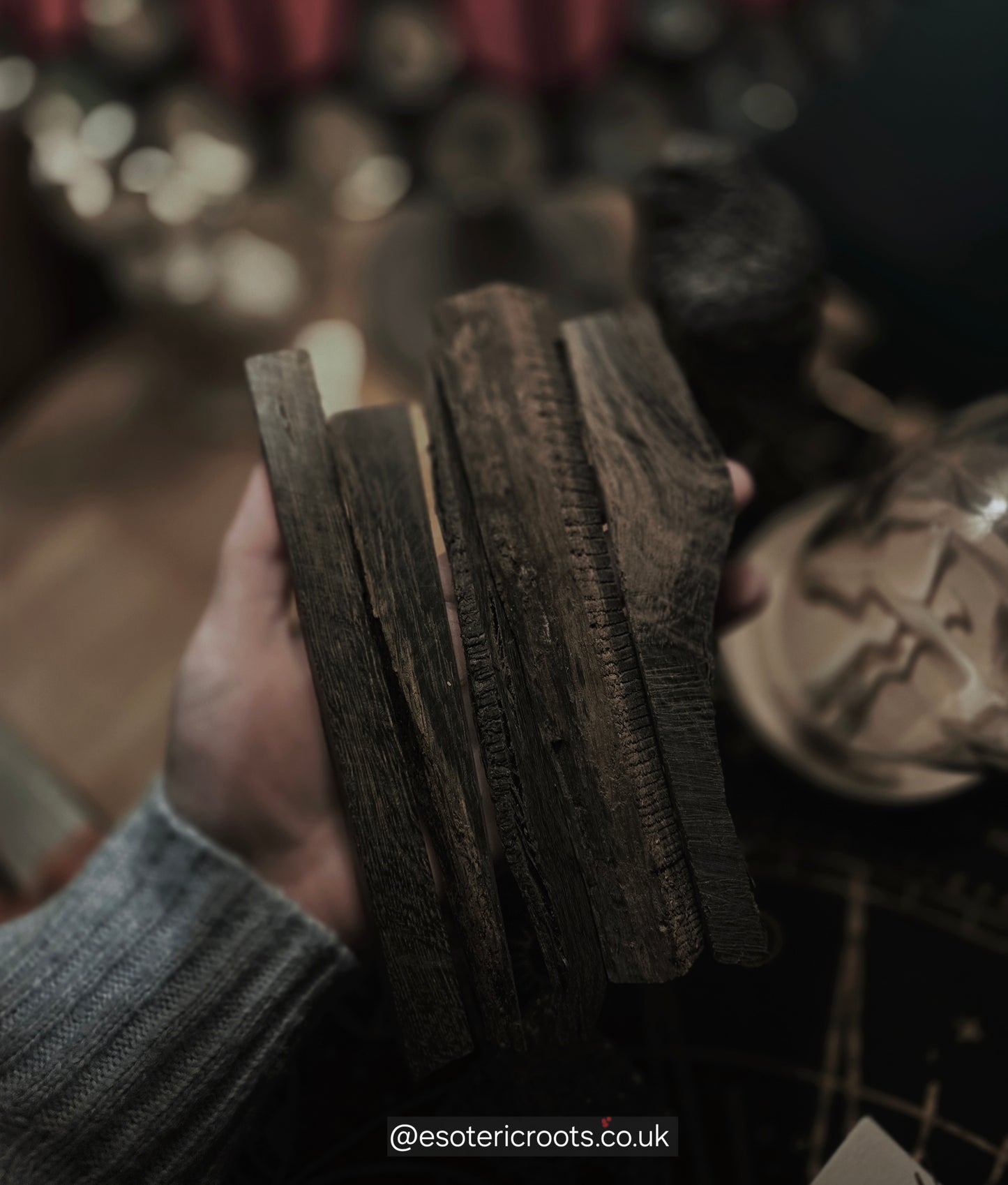 Ancient Irish Bog Oak - Sacred Ritual Wood & Talisman | Esoteric Roots