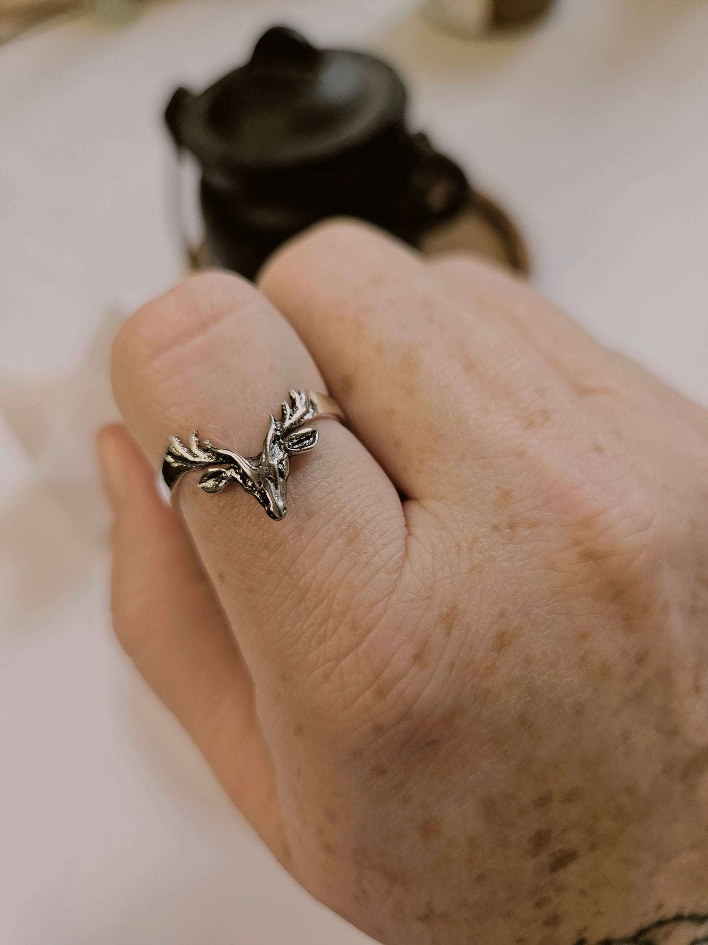 DEER STERLING SILVER