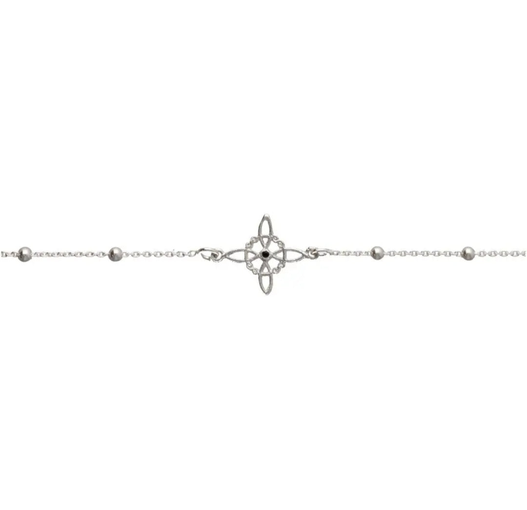 Witch's Knot Bracelet Silver