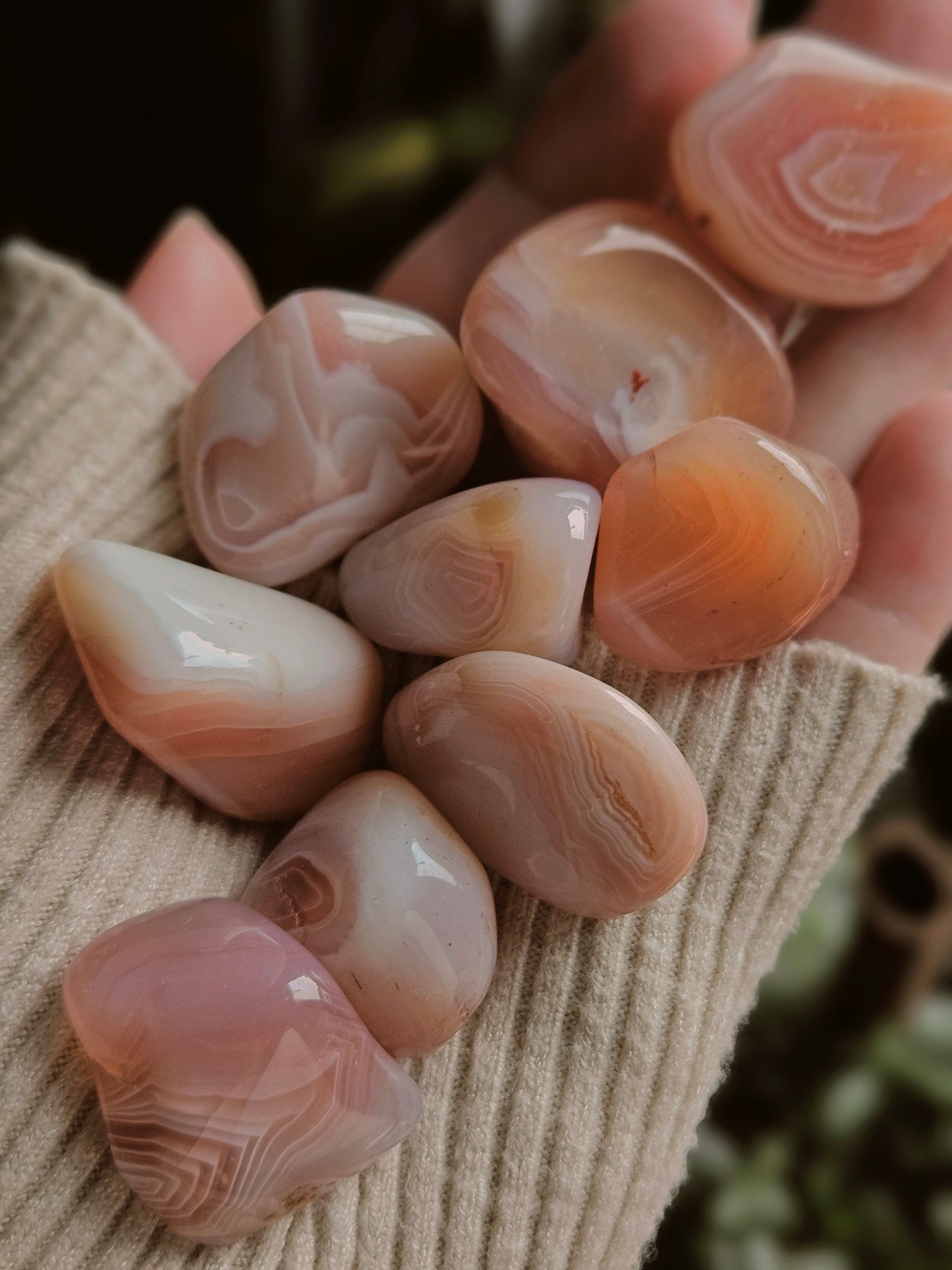 Apricot Agate Tumble