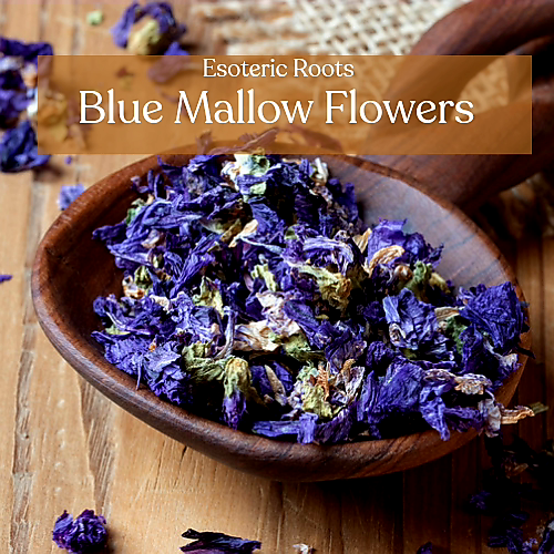 Blue Mallow Flowers - Love & Psychic Magic | Esoteric Roots 20g