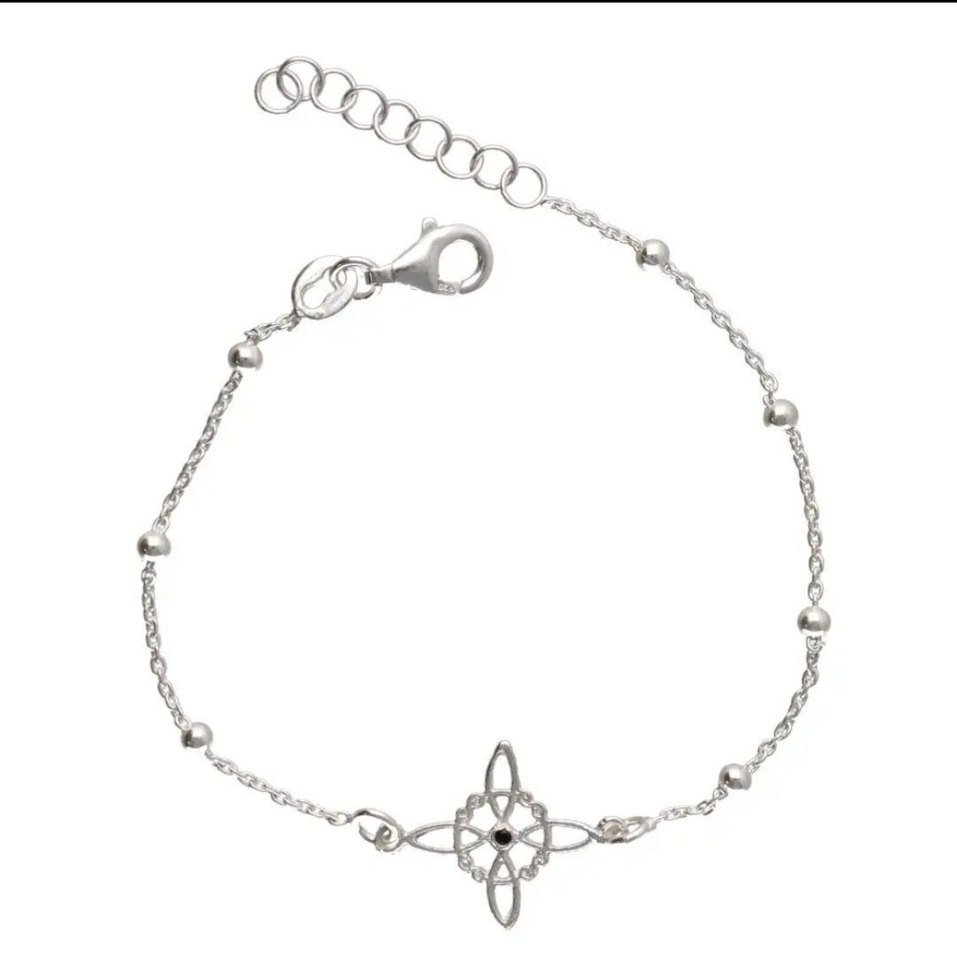 Witch's Knot Bracelet Silver