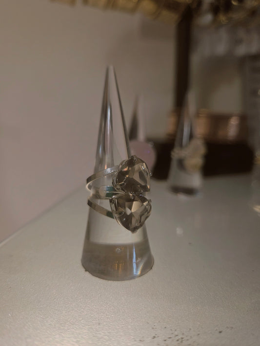 Stunning Smokey Quartz Statement Ring