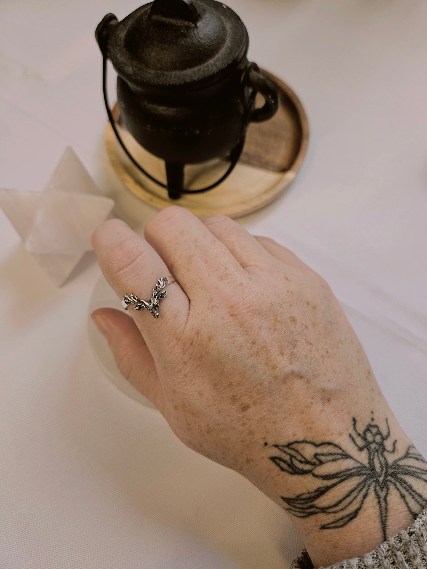 DEER STERLING SILVER