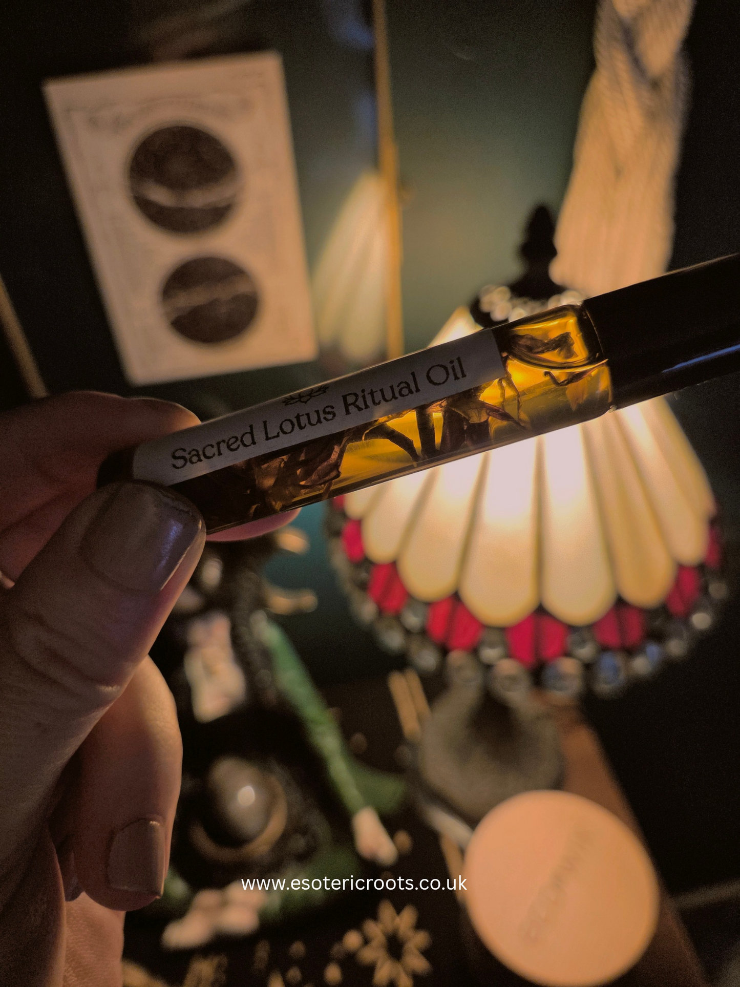 Sacred Blue Lotus Ritual Oil - Dream Magic & Meditation | Esoteric Roots