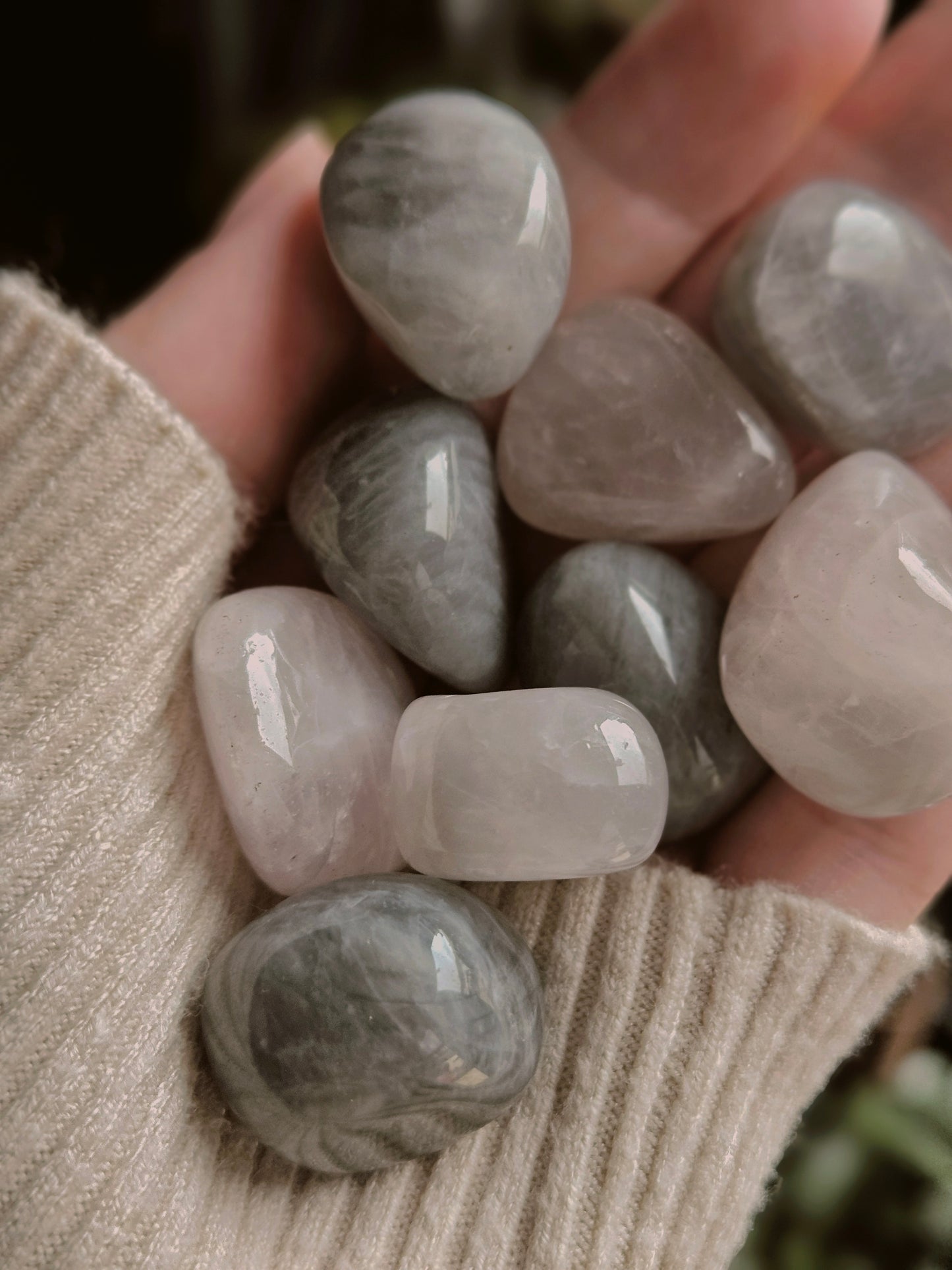 Luna Rose Quartz Tumble