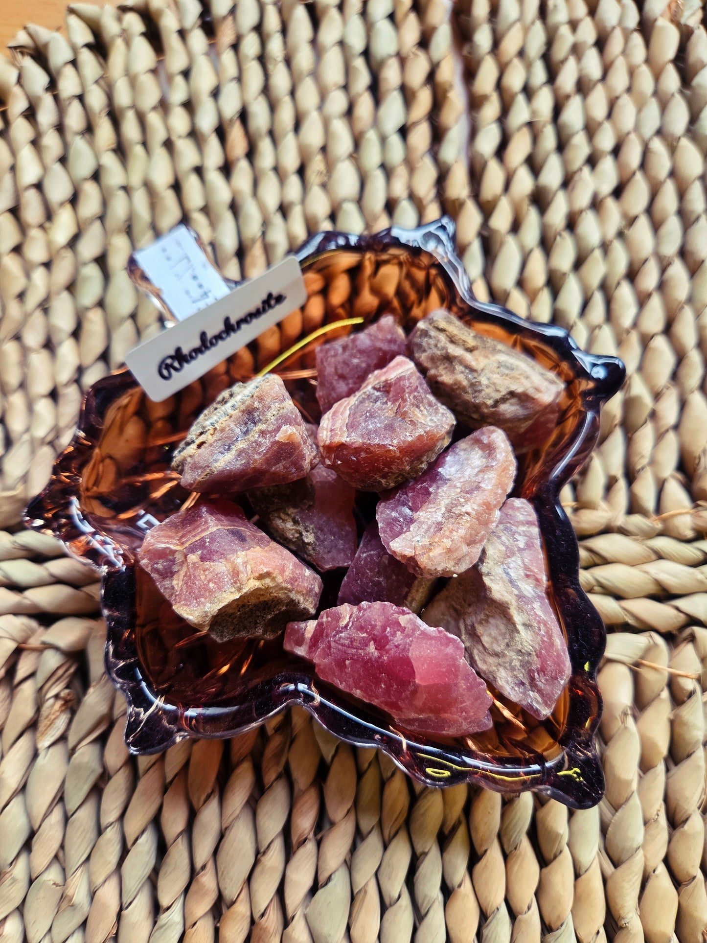 Raw Rhodochrosite Piece
