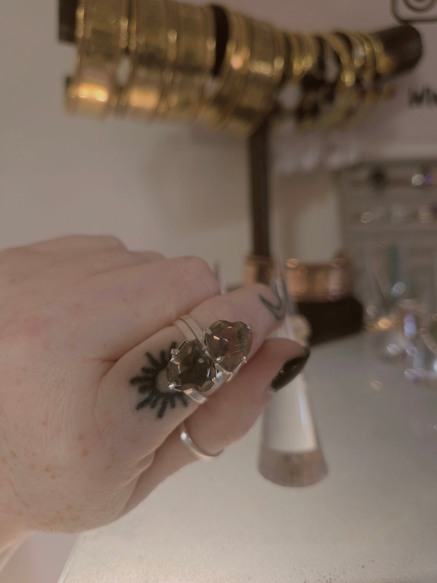 Stunning Smokey Quartz Statement Ring
