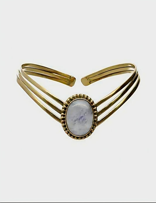 Moonstone Bracelet Bronze