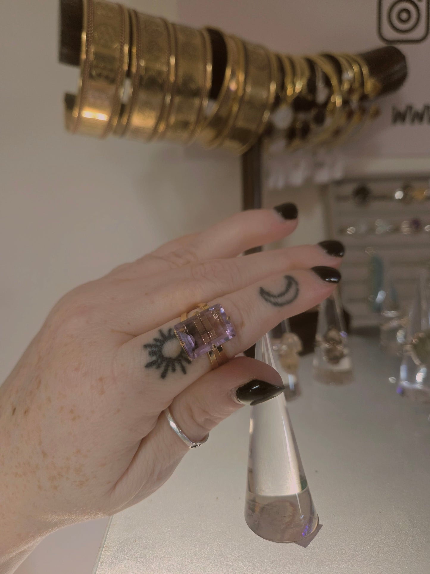 Stunning Ameythyst Statement Ring