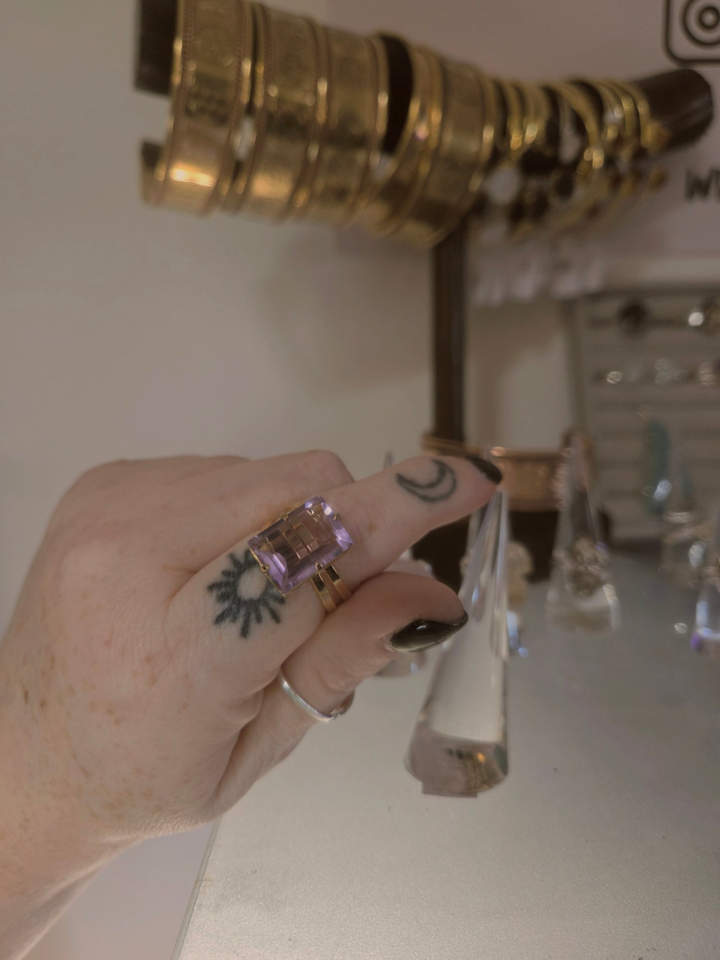 Stunning Ameythyst Statement Ring