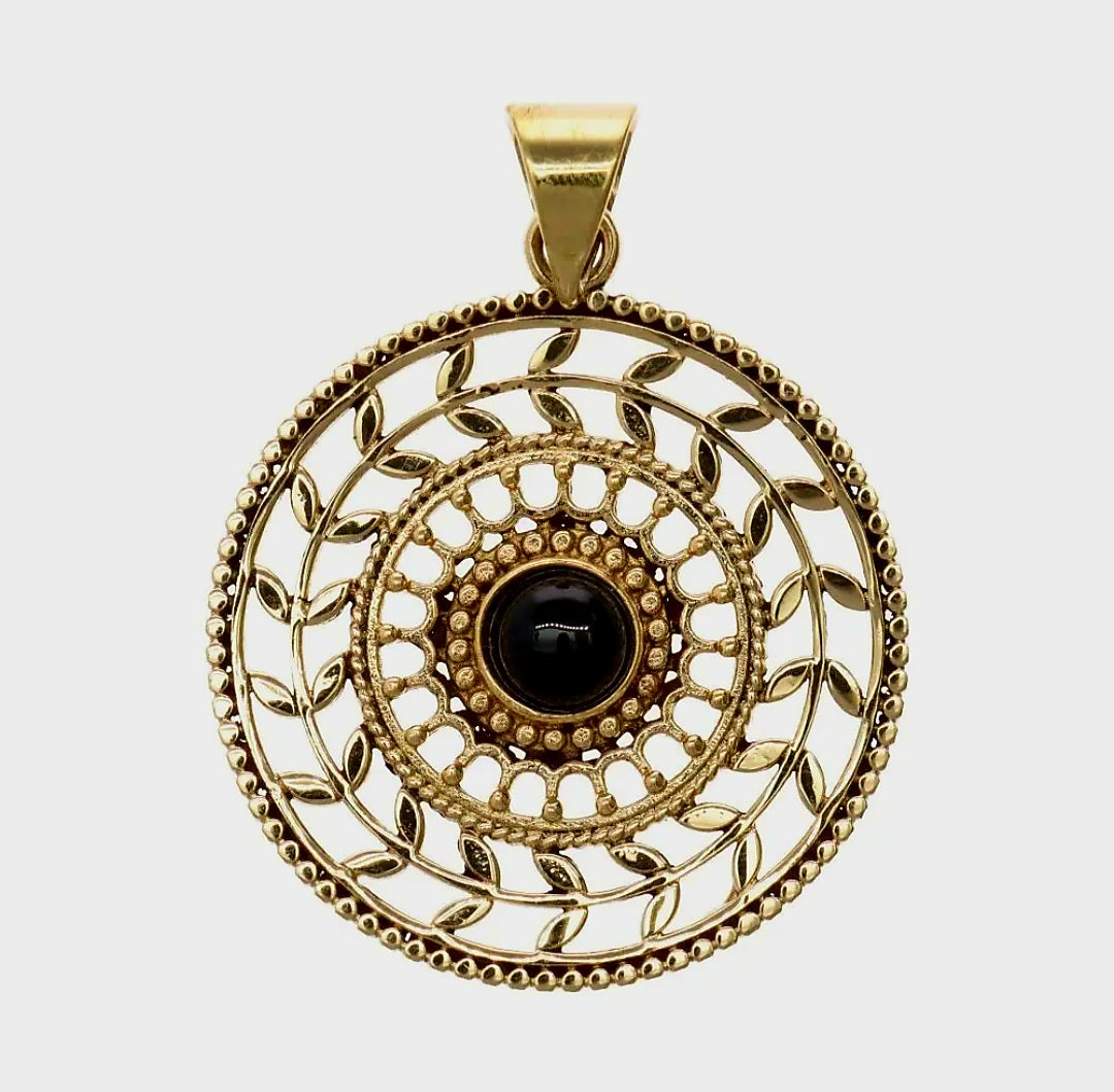 Pendant Bronze With Gem