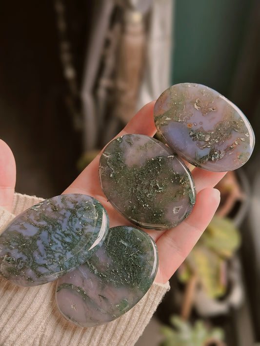 Purple Moss Agate Palms