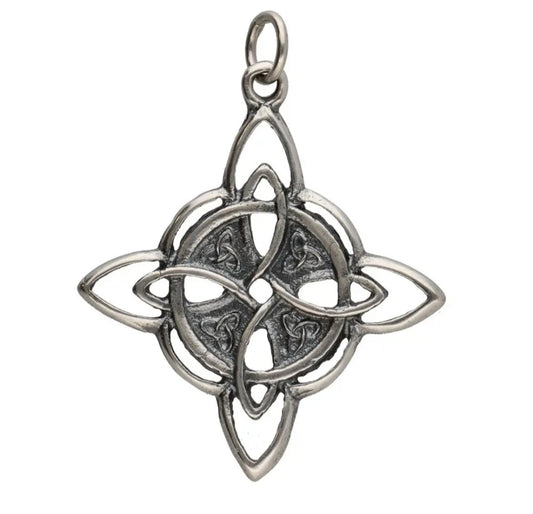 Witch's Knot Pendant Silver