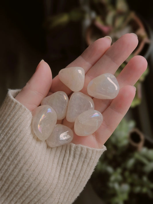 Aura Rose Quartz Tumble
