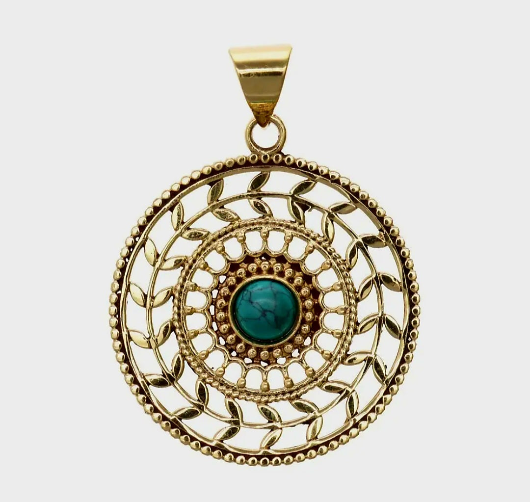 Pendant Bronze With Gem