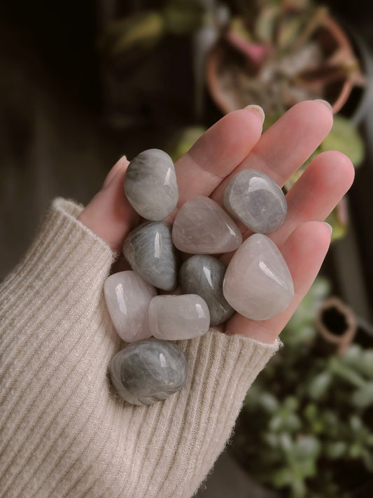Luna Rose Quartz Tumble
