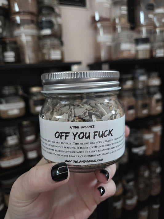 'Off You Fuck' Smudge Jar