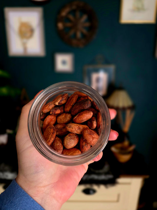 Organic Cacao Powder / Beans ( Rituals, Spells, Incense)
