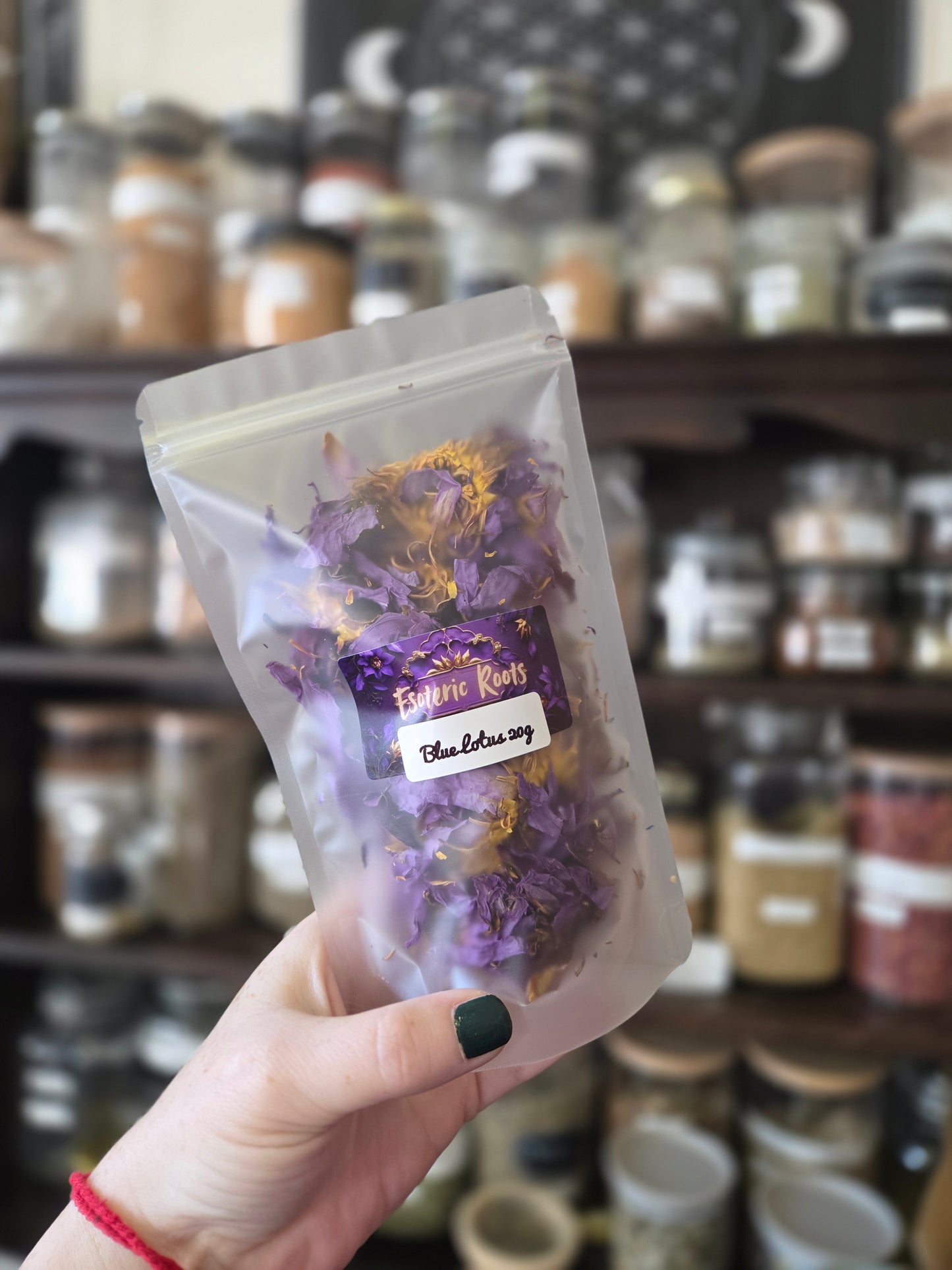 Egyptian Blue Lotus Flower 20g - Sacred Dream Herb | Esoteric Roots