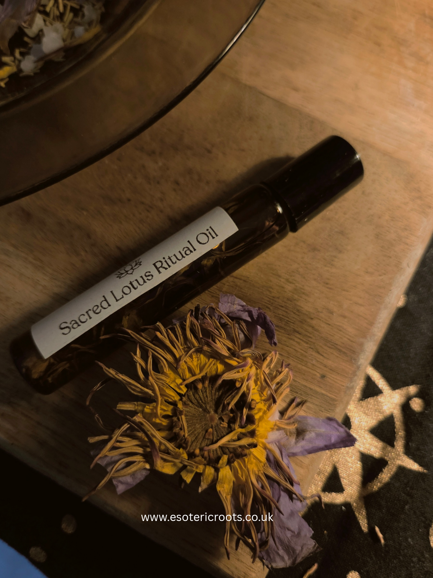 Sacred Blue Lotus Ritual Oil - Dream Magic & Meditation | Esoteric Roots